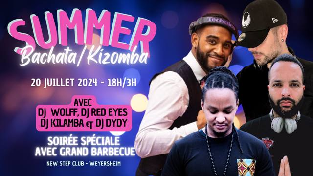 ✨ Soirée Spéciale SUMMER BACHATA KIZOMBA avec Grand Barbecue ✨