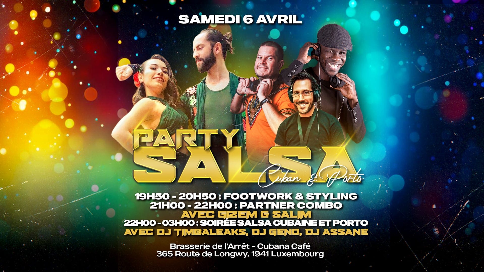 Bailamos Salsa Party - Cubaine & Porto