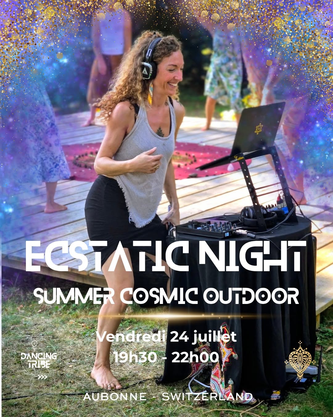 🌳 Cosmic OUTDOOR - Ecstatic Dance & Improvisation AT NIGHT I Rituel cacao avec Talia