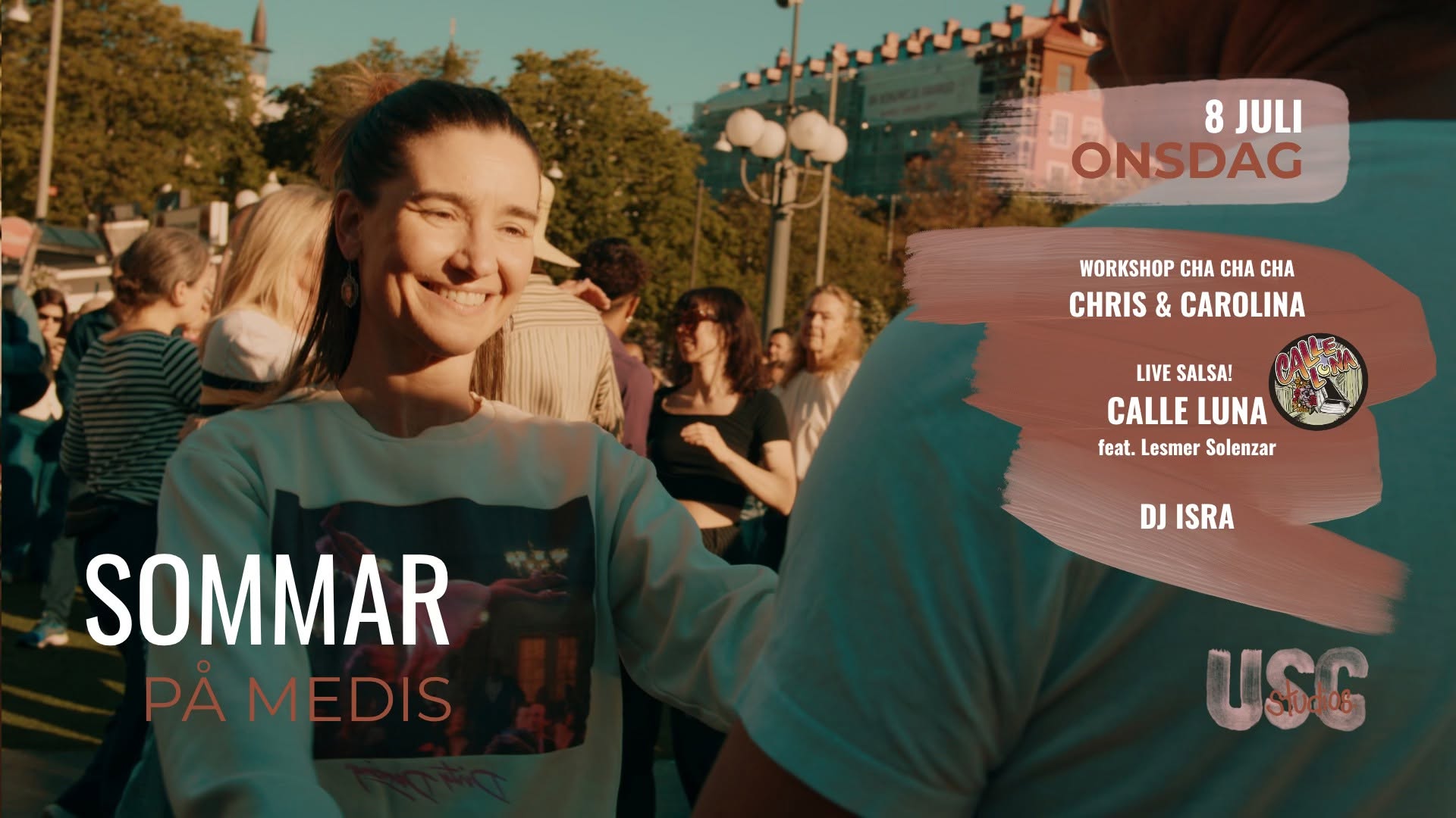 🌞 Sommar på Medis - Live! Salsa med Calle Luna feat. Lesmer Solenzar & Dj Isra 💃🎶
