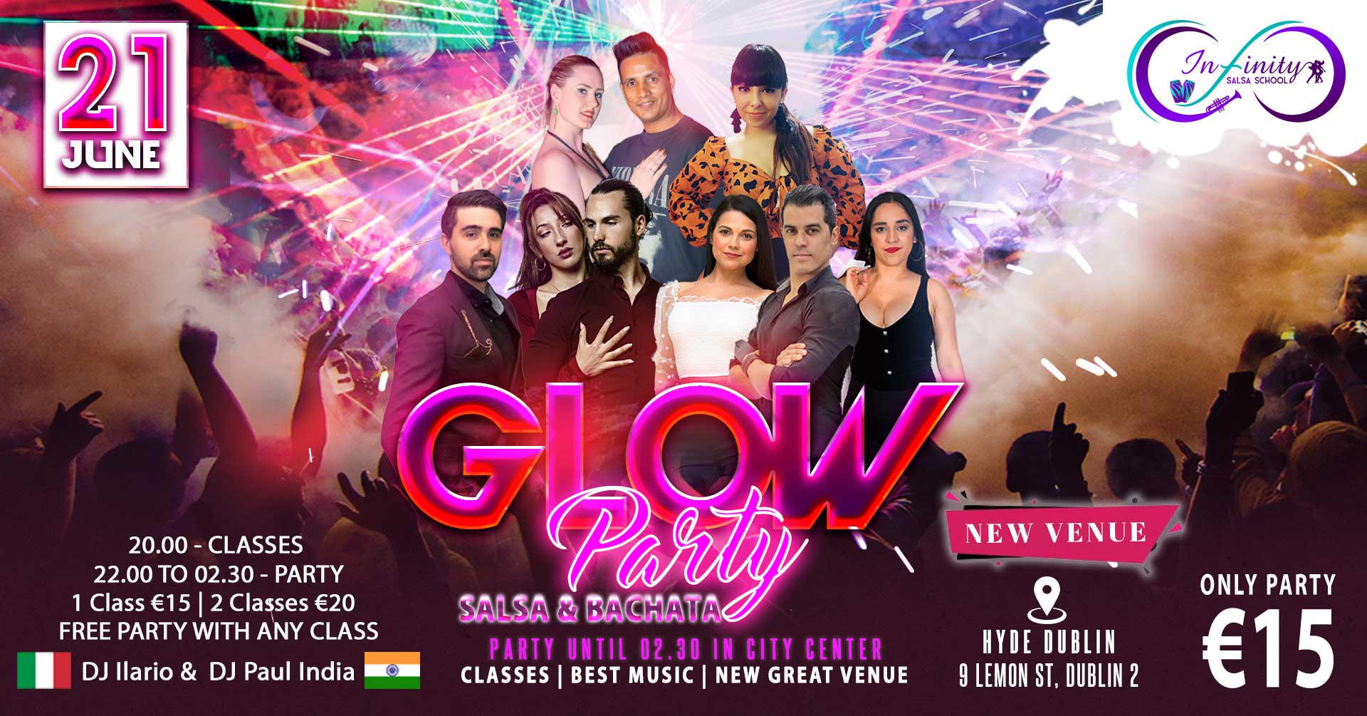 Salsa & Bachata Glow Party!