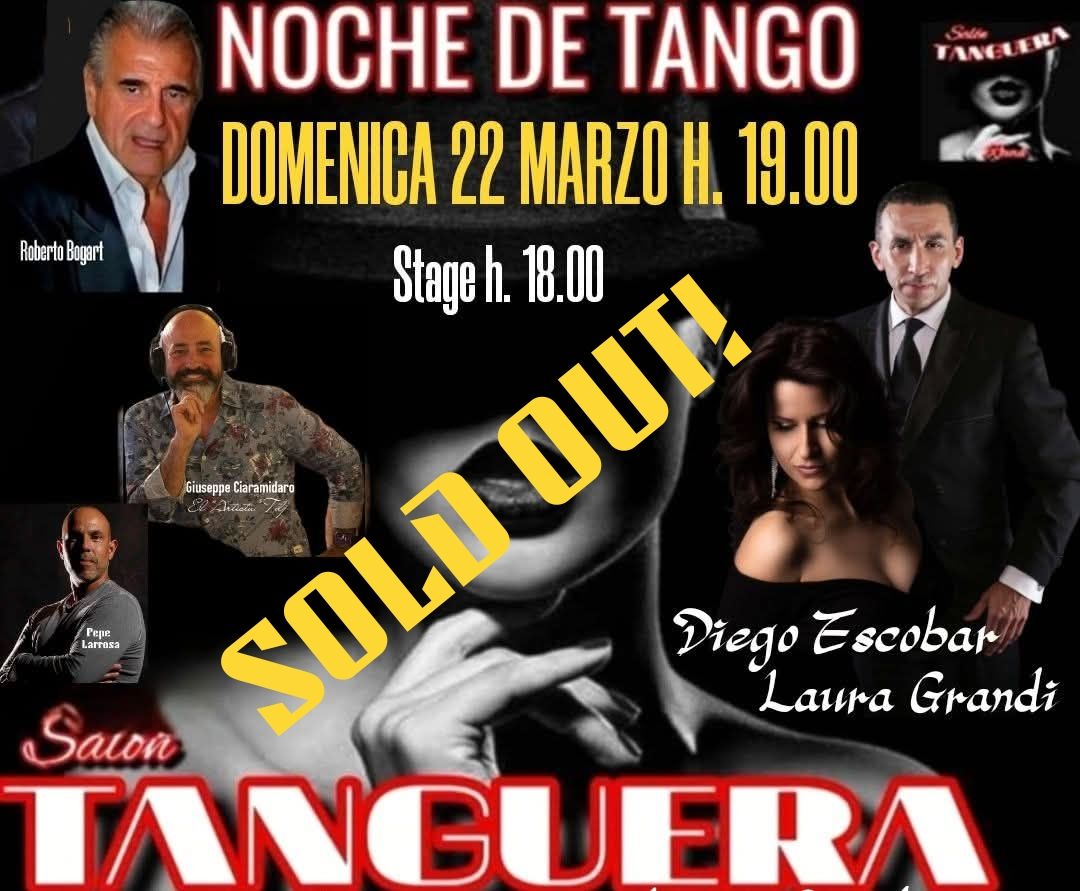 "TANGUERA!" GRAN NOCHE DE TANGO ARGENTINO TRADICIONAL - Via degli Angeli 146 Roma