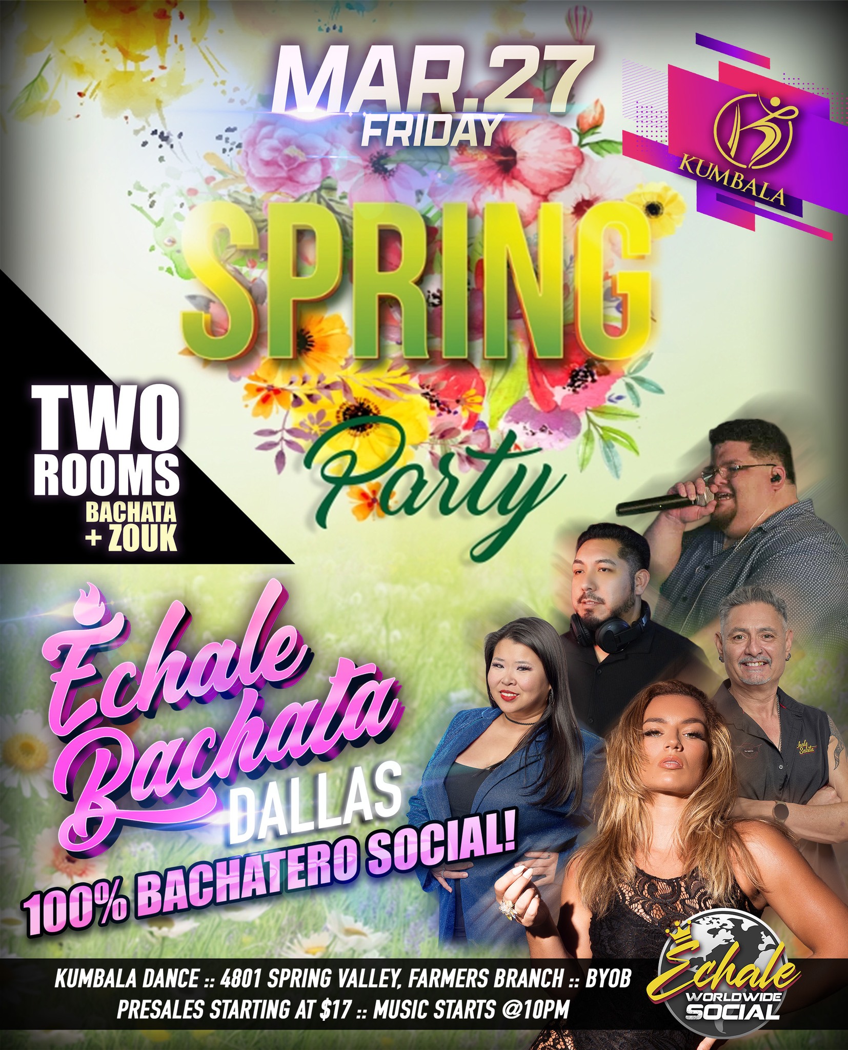 Echale Bachata + Echale Zouk Social