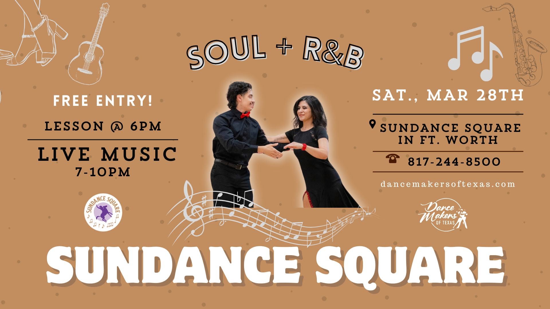 FREE West Coast Swing Lesson + Live Band by DanceMakers of Texas