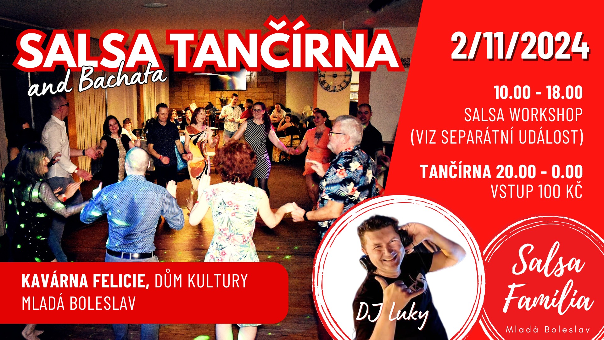 Salsa Bachata tančírna (Kavárna Felicie)