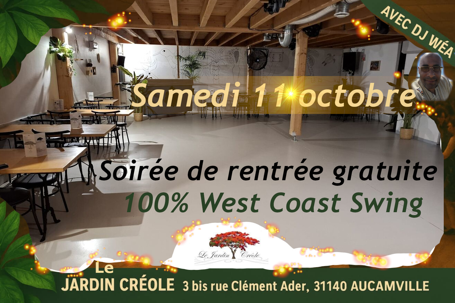 Soirée de rentrée et découverte 100% West Coast Swing Entrée gratuite
