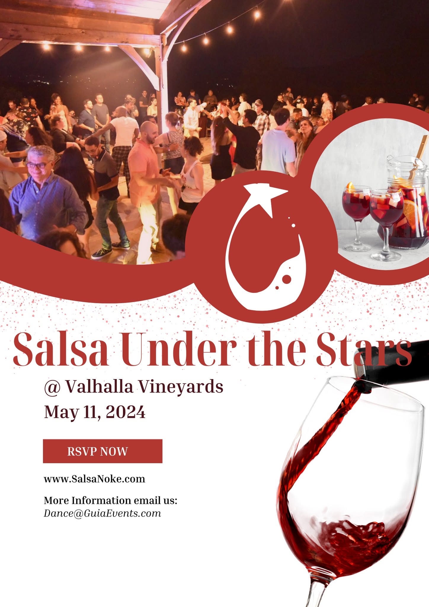 Salsa Under the Stars Valhalla Vineyards