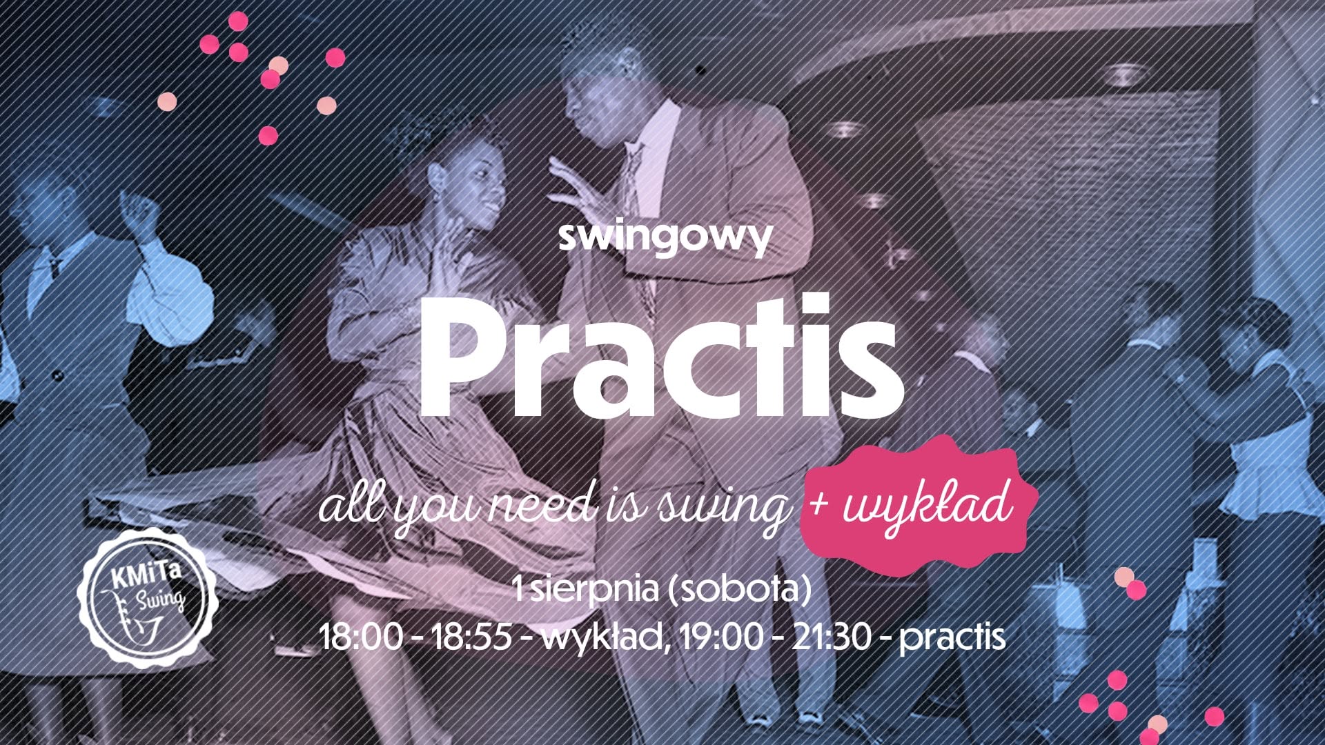Swingowy praktis taneczny + wykład nt. postaci "Al'a Minnsa i Leona Jamesa"! ❤ 🙂
