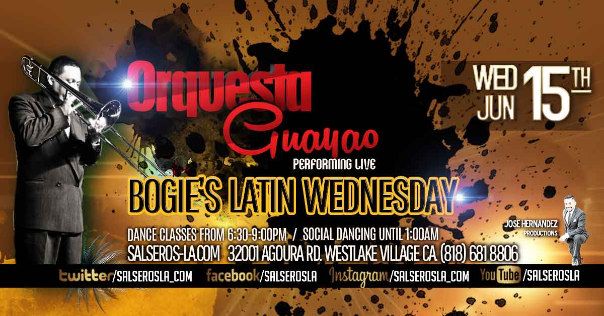 Salsa & Bachata Wednesday with live music!