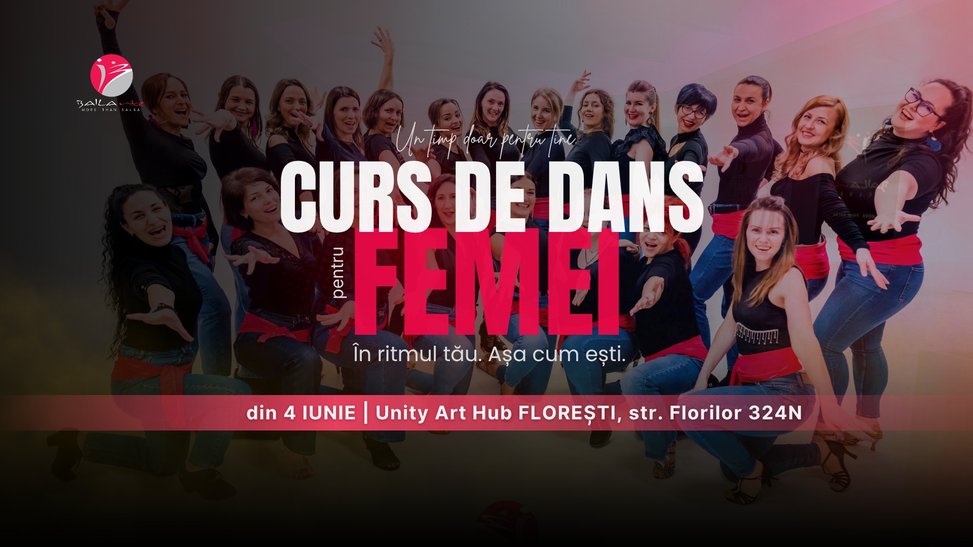 Curs de Dans LATINO pentru Femei Florești Din 4 Iunie