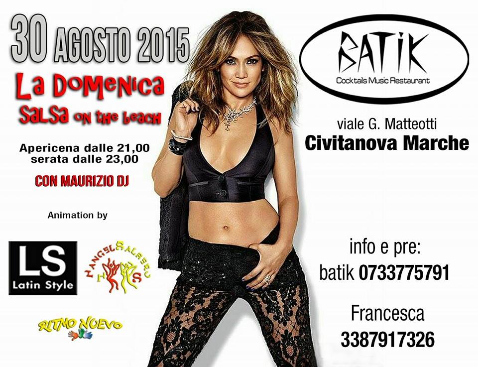 DOMENICA BATIK Salsa on the beach * by LATIN STYLE*