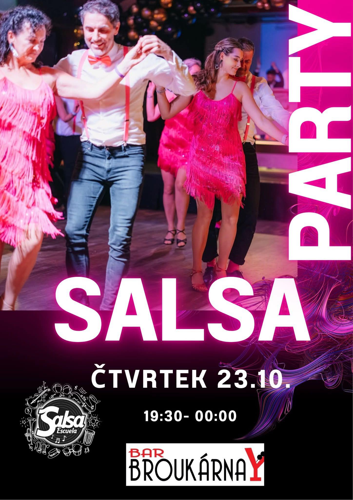 Salsa a Bachata v Broukarně