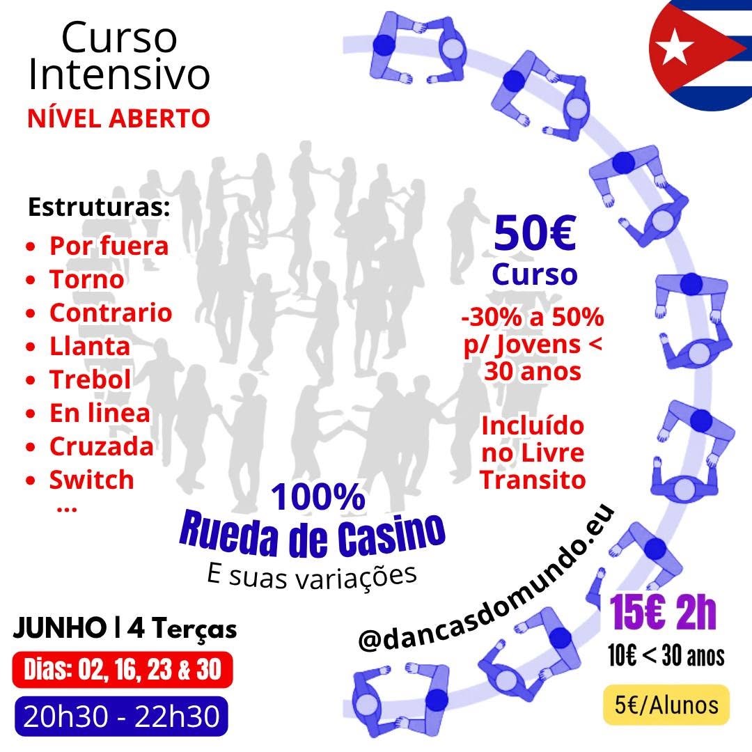 Curso Intensivo de Rueda de Casino - Nivel aberto