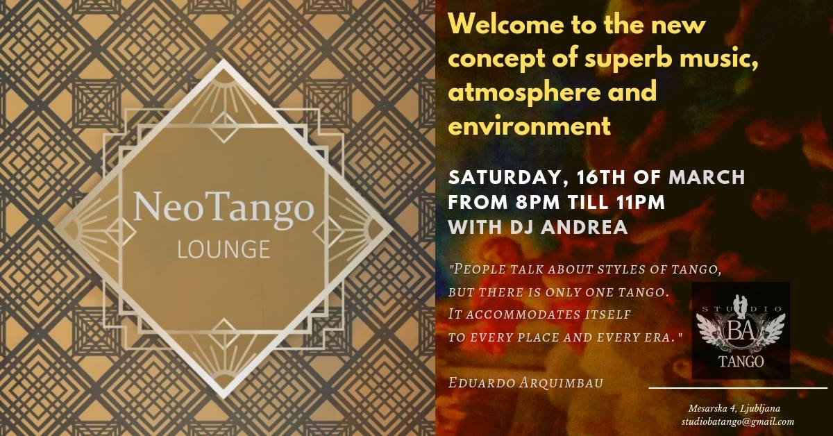 Neotango Lounge with DJ Andrea