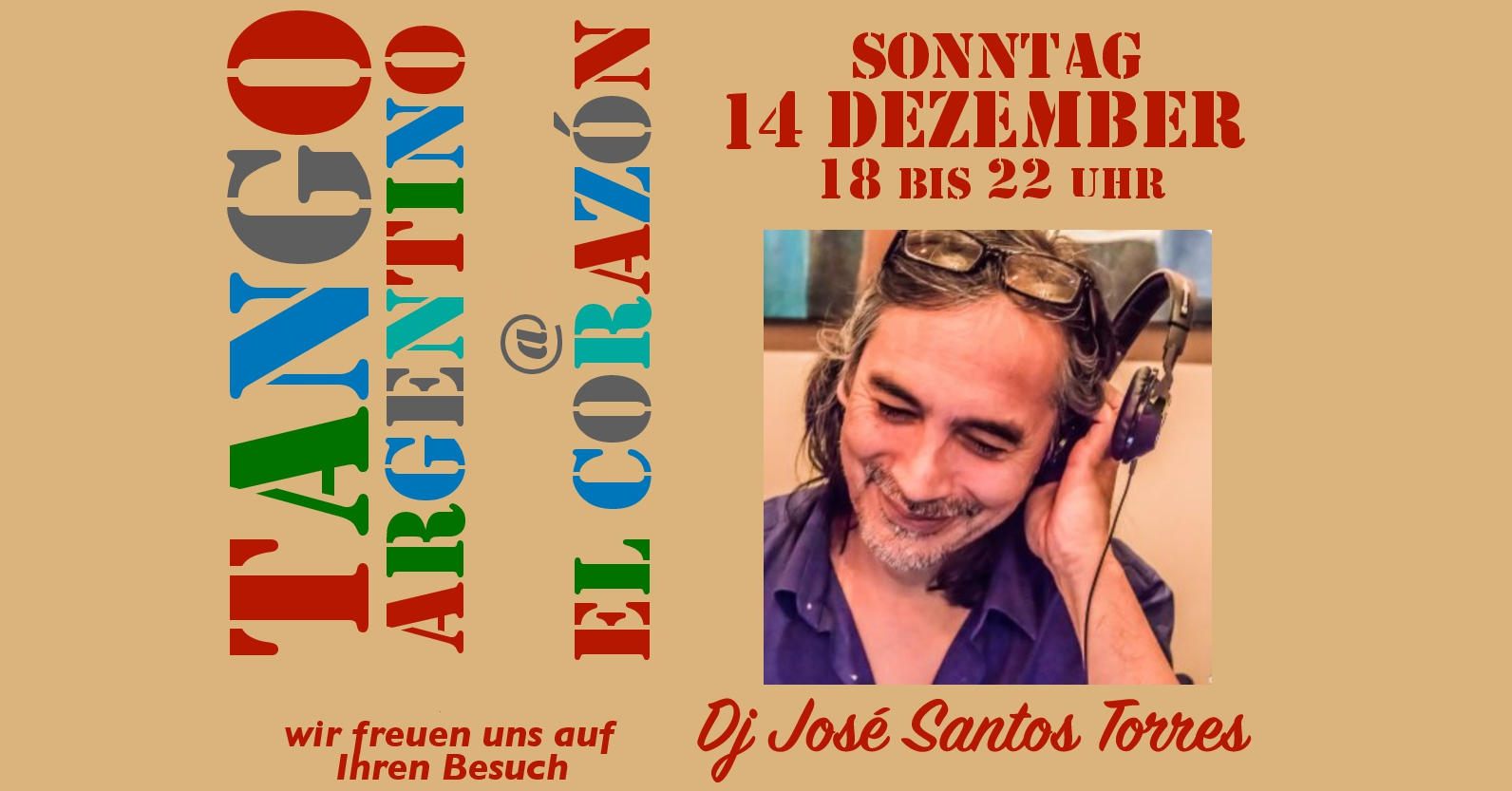 Sonntagsmilonga 14.12.2025 - DJ José Santos Torres