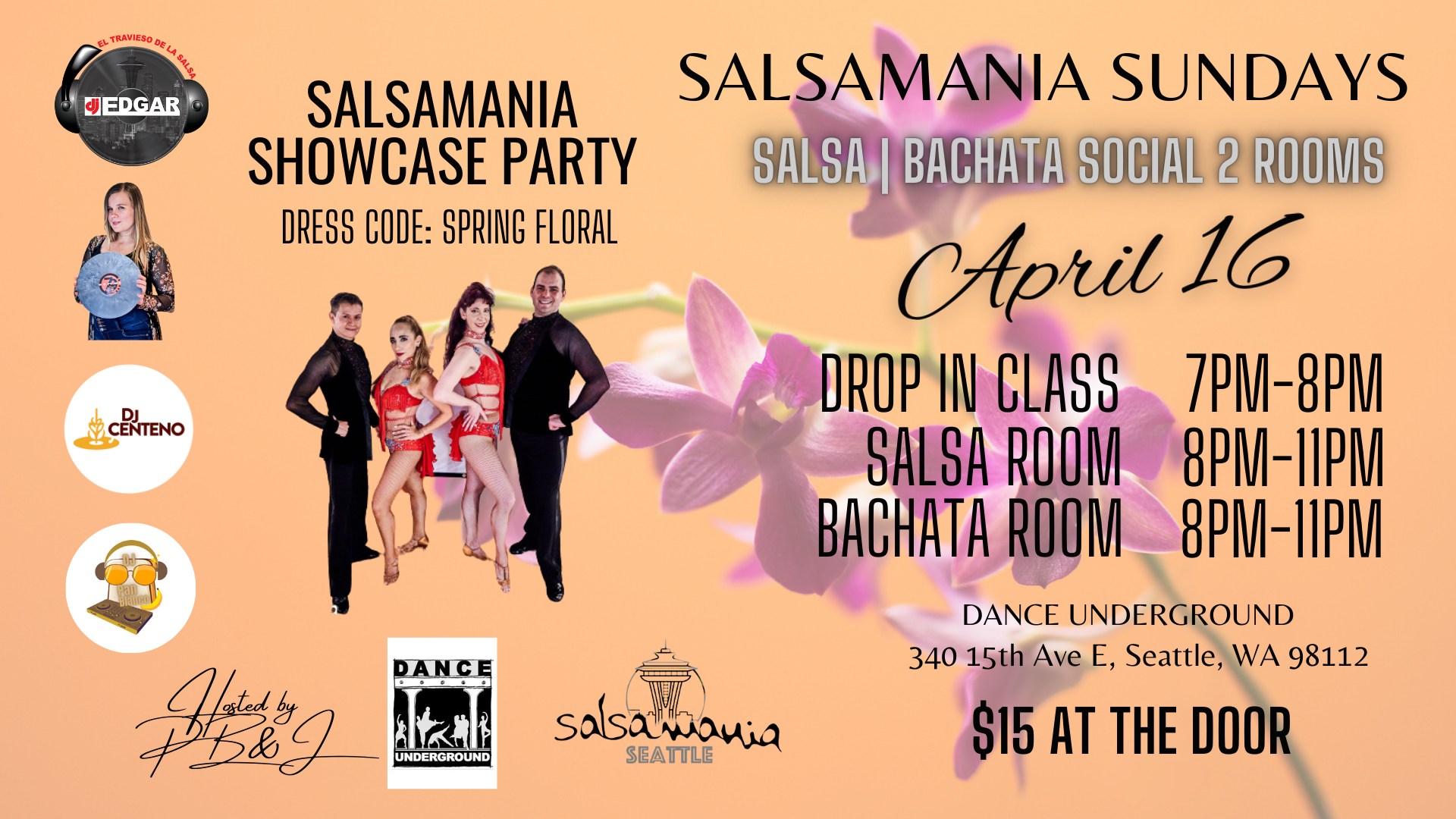 Salsamania Sundays -2 ROOMS - Salsa Bachata Social