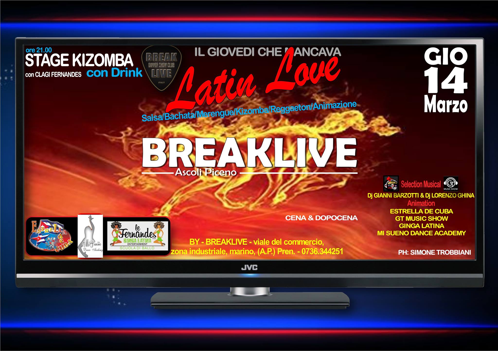 IL Giovedi che Mancava _ 14 Marzo - Breaklive Latin Love