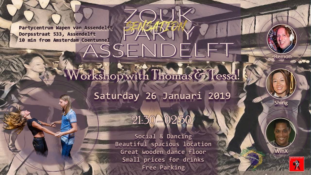 26 01 Zouk Sensation Party Assendelft!
