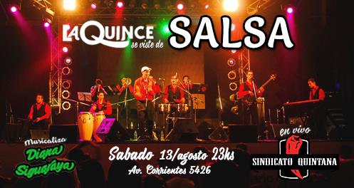 Sindicato Quintana + Dj Siguaraya Noche de Salsa!