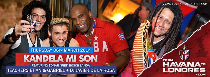 Kandela mi Son Back at THE CUBAN Camden with Dj Javier la Rosa, Lesson with Etian & Gabriel