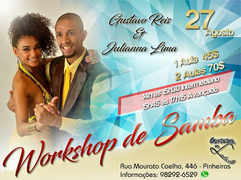 Workshop Com Gustavo Reis E Julianna Lima
