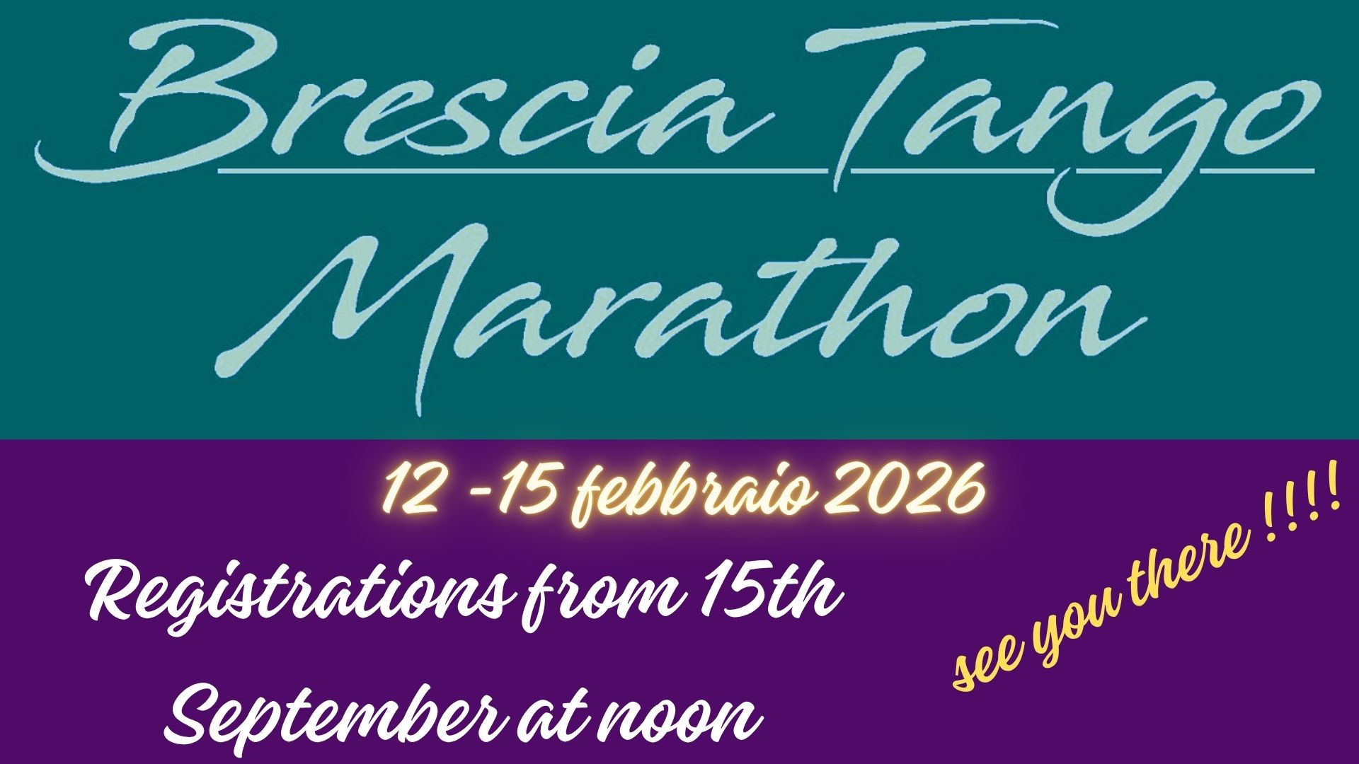BRESCIA TANGO MARATHON 2026 - 12+1 Edition !!!