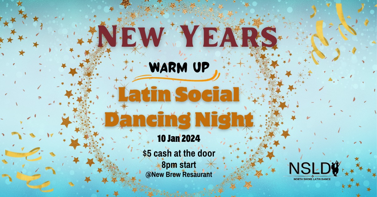 New Years warm up Latin Social Dancing Night
