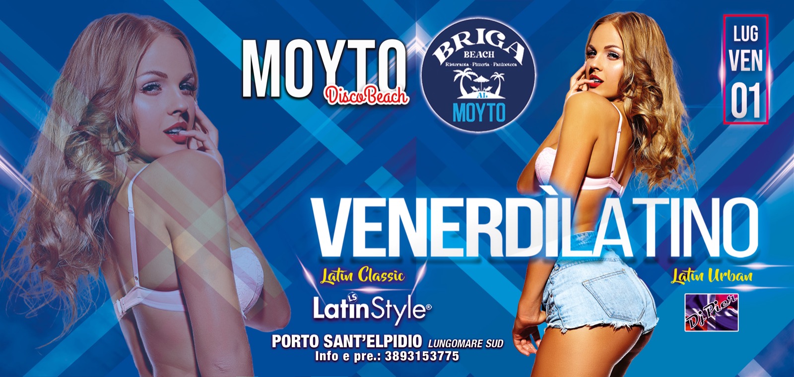 IL VENERDI' LATIN STYLE @ MOYTO Disco Beach