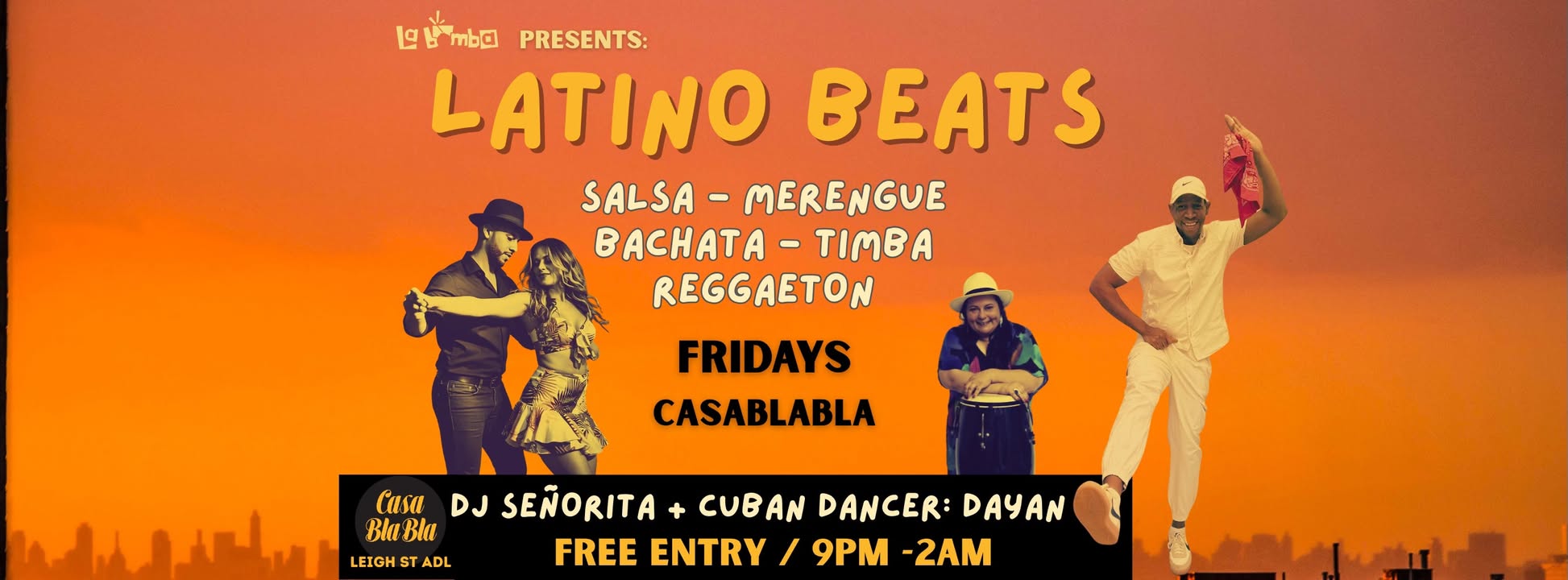 LATINO FRIDAYS - Free Entry @ CasaBlaBla