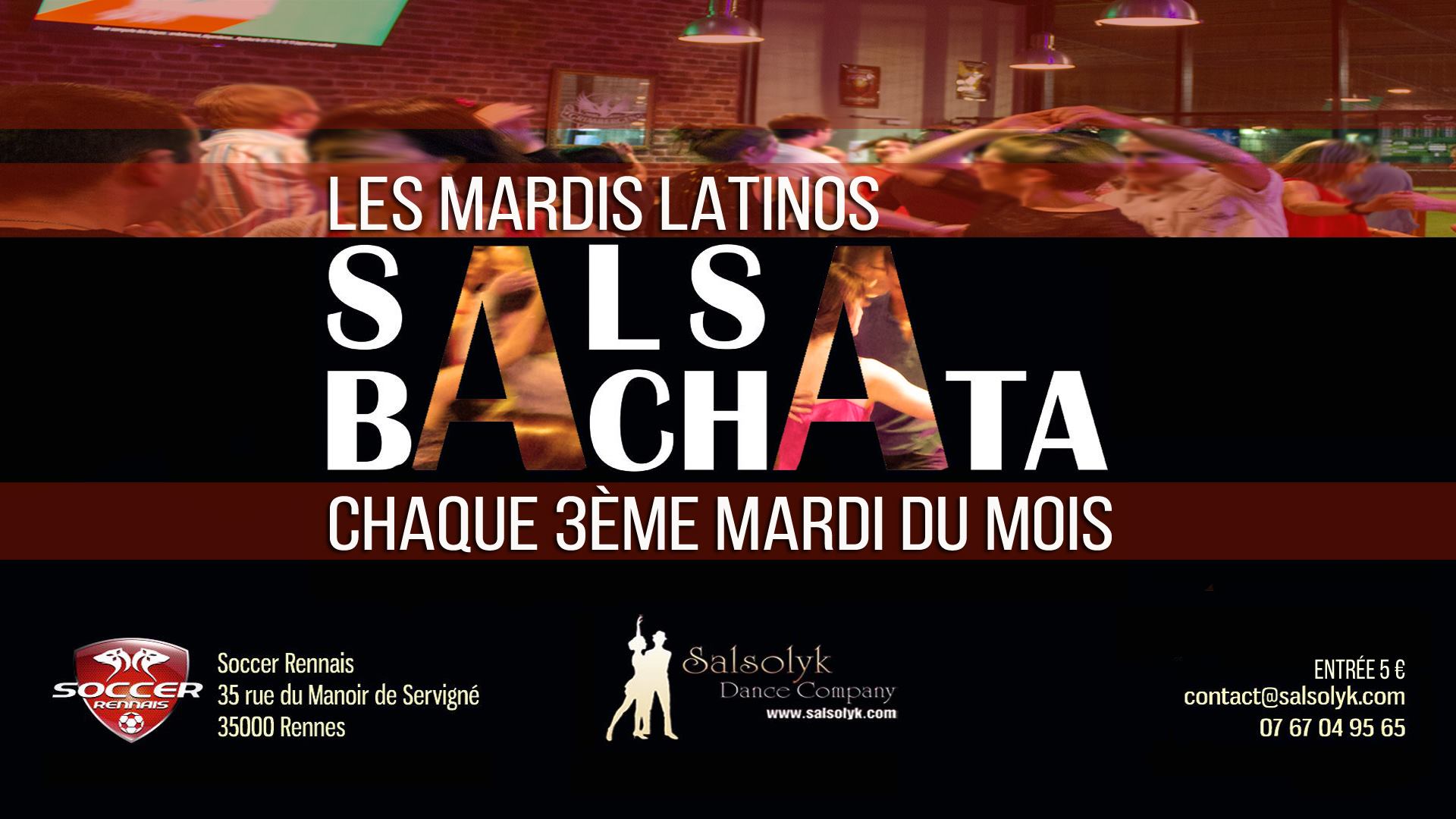 Soirée Salsa & Bachata "Les Mardis Latinos" by Salsolyk's