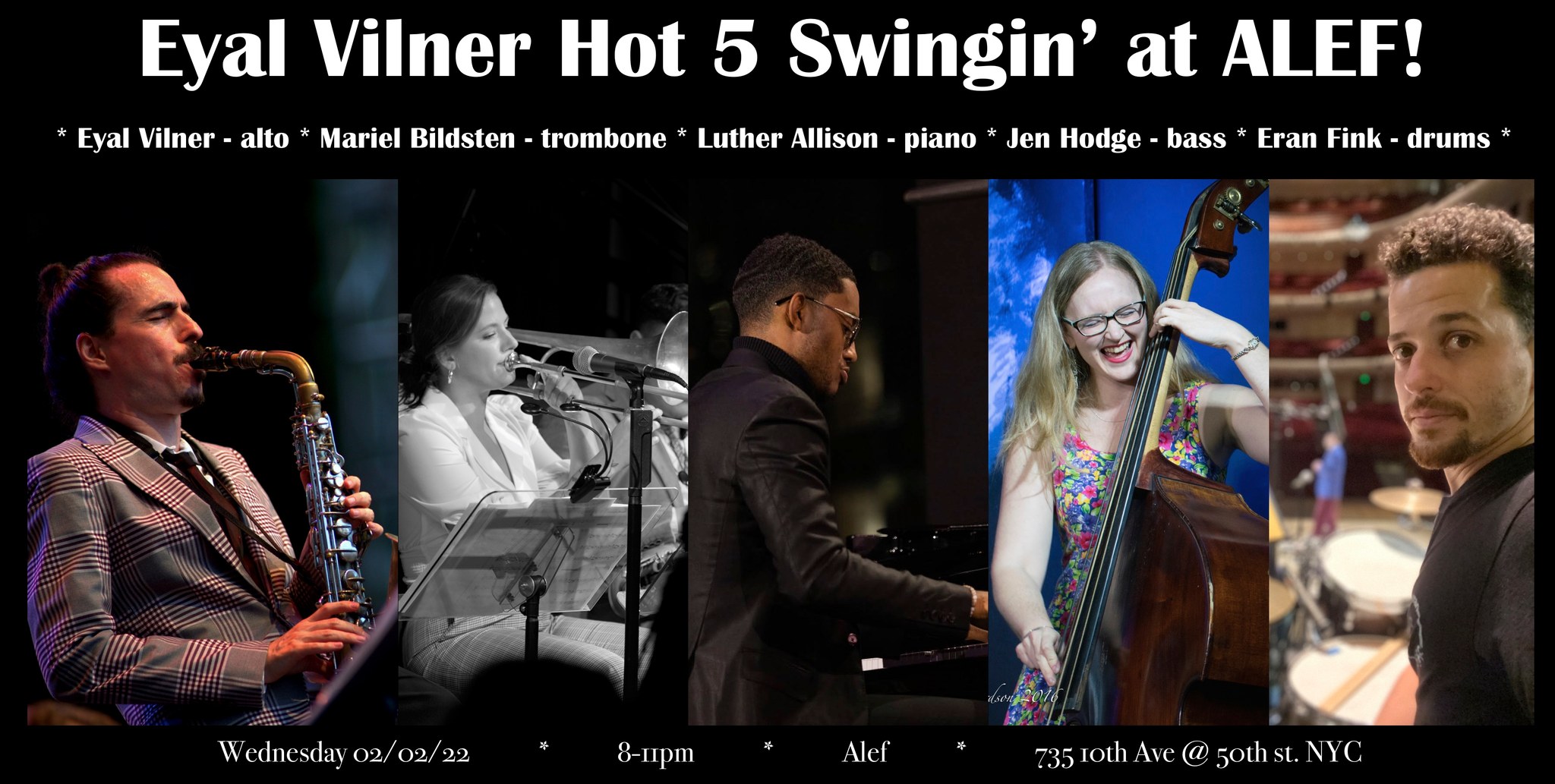 Eyal Vilner Hot 5 - Swingin' at Alef!