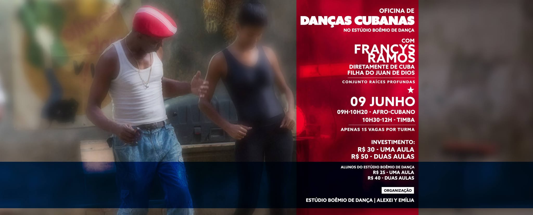 Oficina de danças cubanas