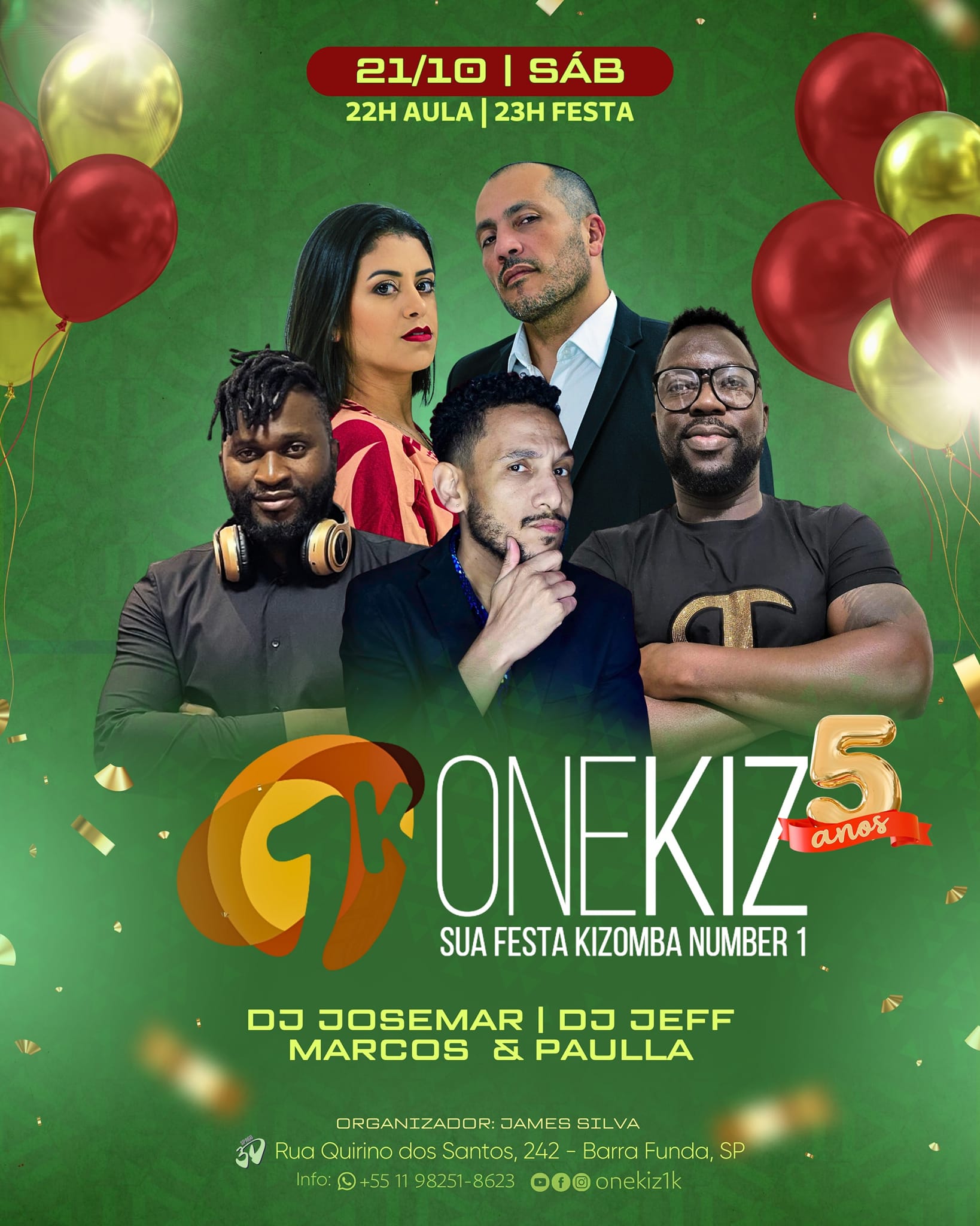 FESTA 5 ANOS da ONE KIZ - 21 10