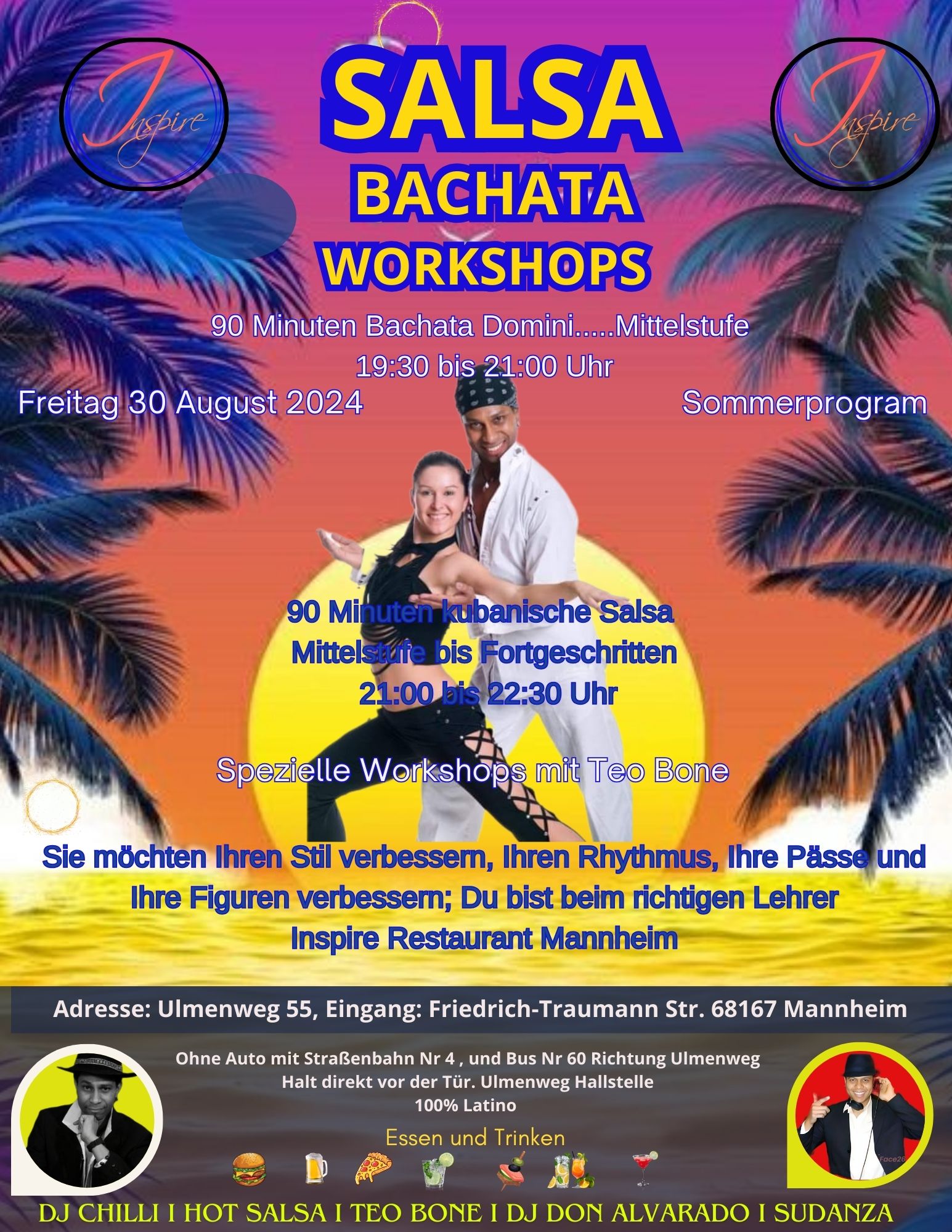 Salsa und Bachata Workshops