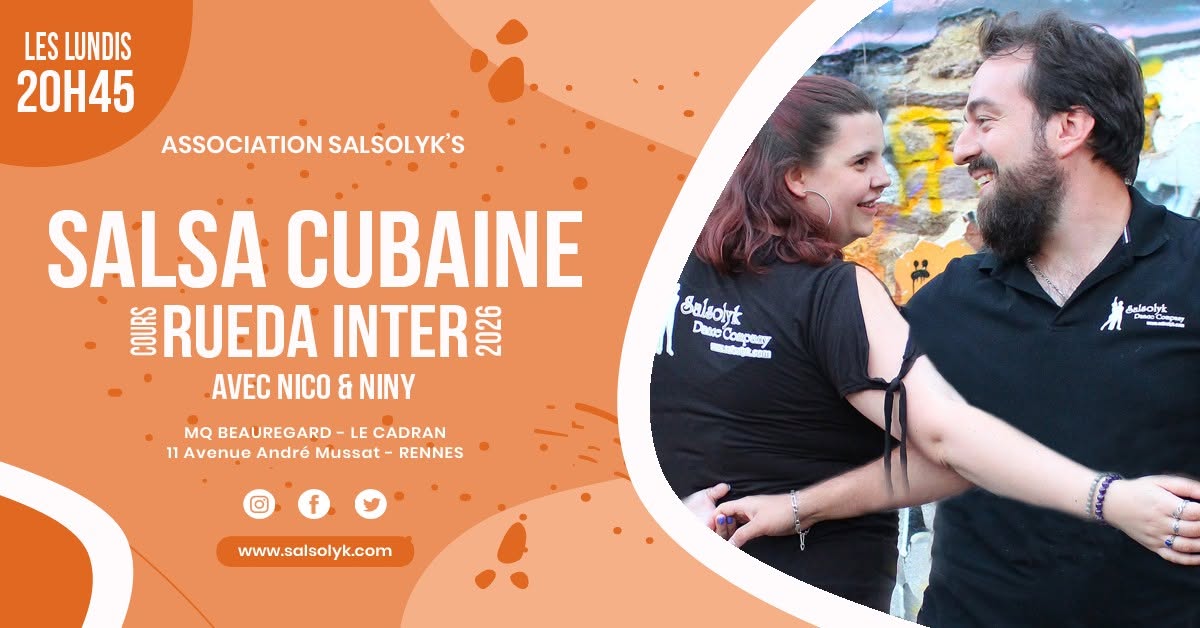 Cours de Salsa Cubaine Rueda Intermédiaire *Nouveau* Portes Ouvertes