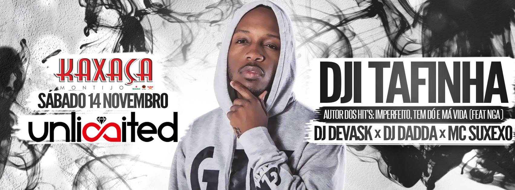 DJI TAFINHA; DJ DEVASK; DJ DADDA; MC SUXEXO - UNLIMITED® - Kaxaça, 14 de Novembro