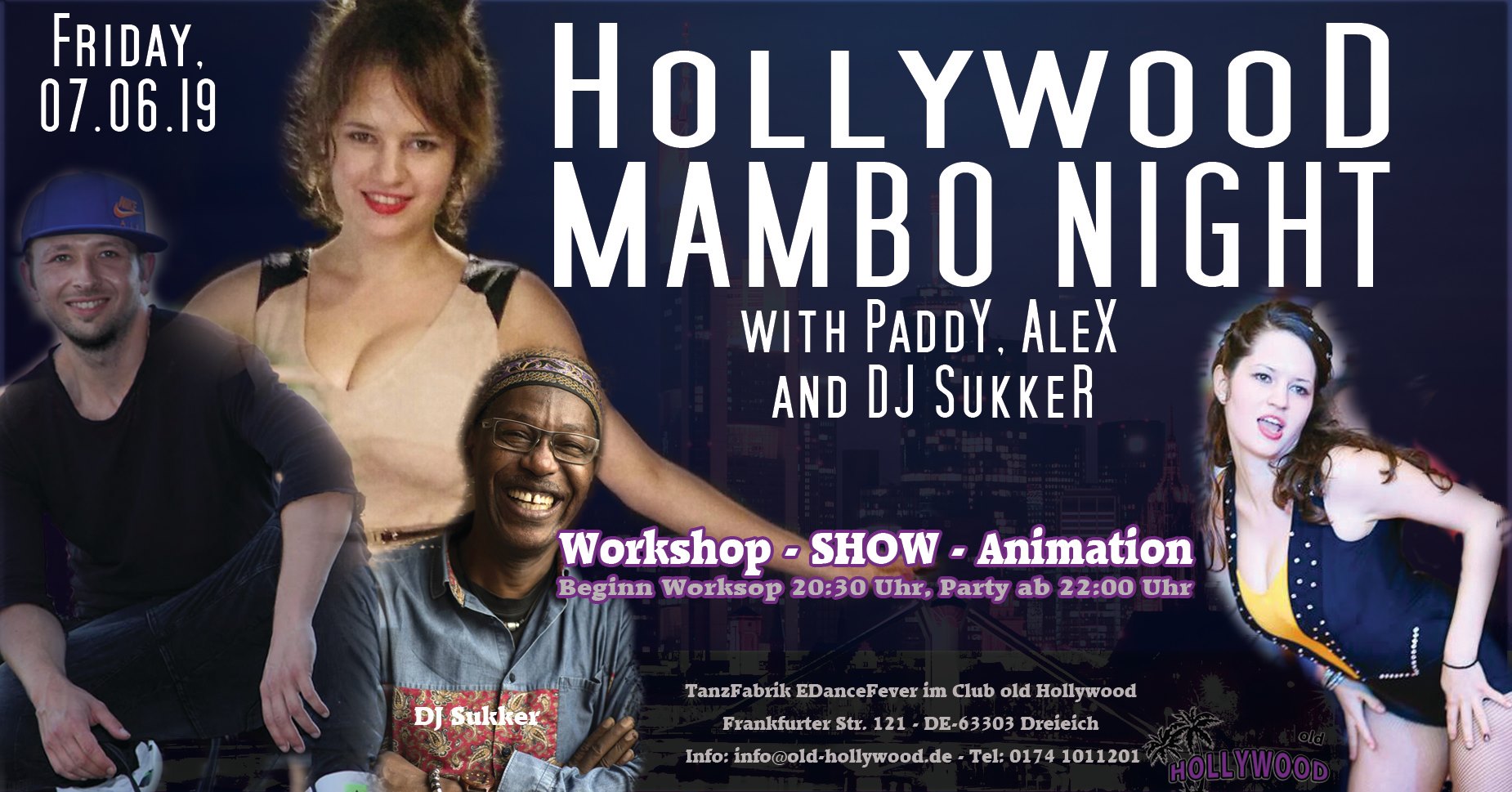 Hollywood Mambo-Salsa Night, Fr 07.06.2019