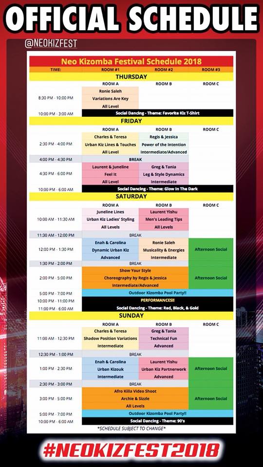 The 4th Annual Neo Kizomba Festival 2018 Official Event