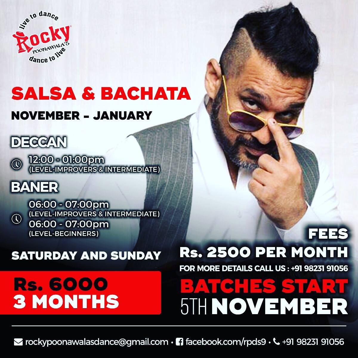 NOV BACHATA BATCH ( level beginner improvers and inter )