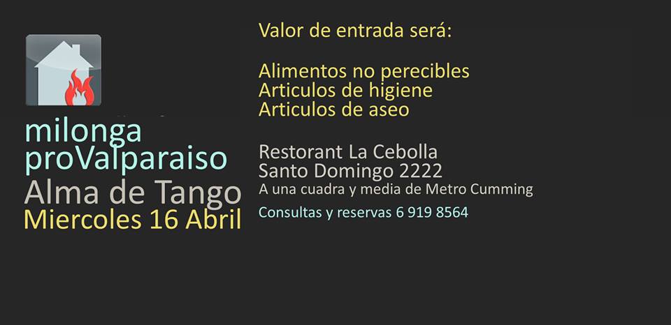 Alma de Tango - Milonga a Beneficio!!
