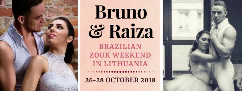 Brazilian Zouk weekend with BRUNO & RAIZA -1st time in Lithuania