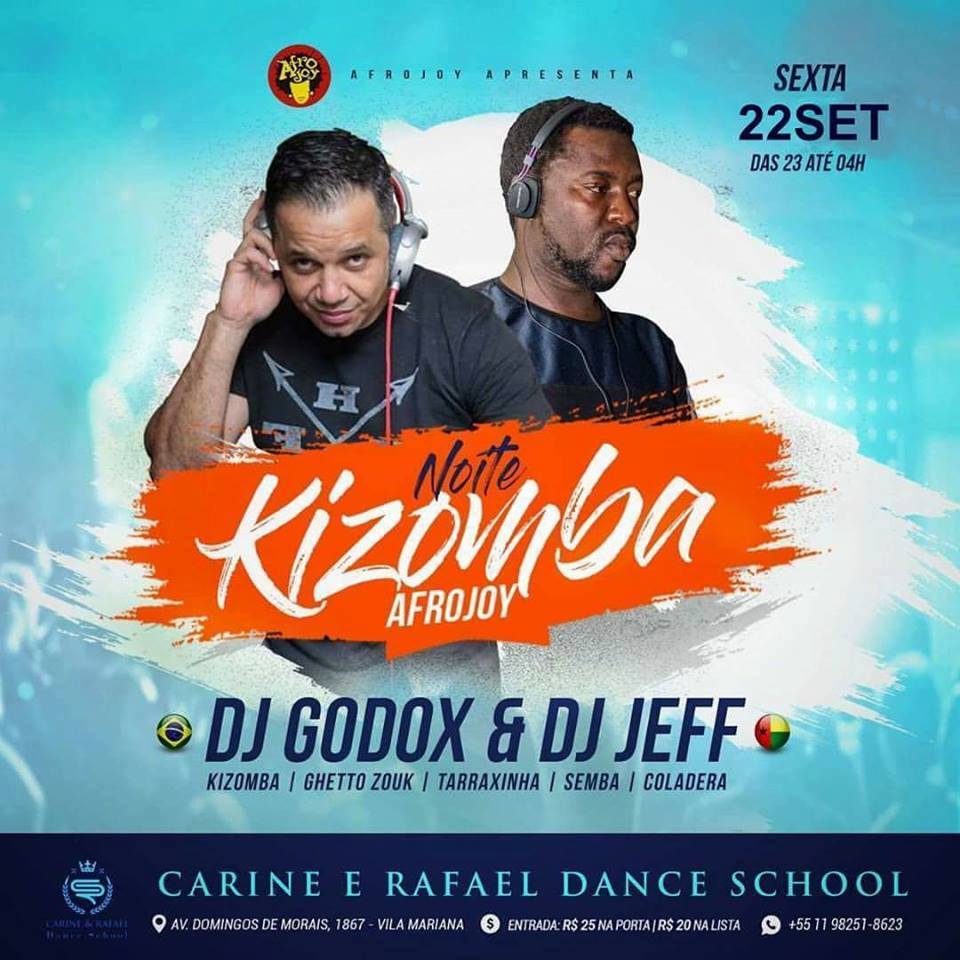 Noite Kizomba Afrojoy Sexta 22 09 (23h-4h)