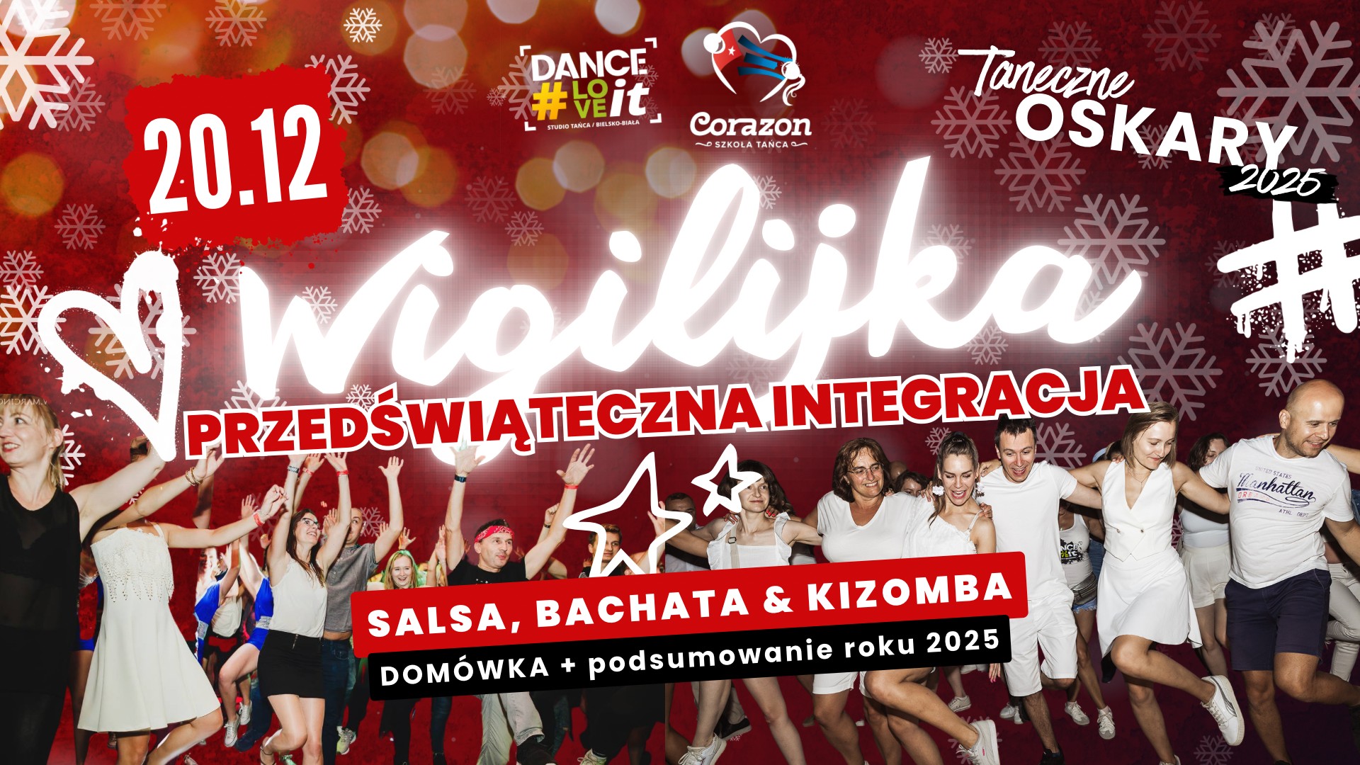🎄 Wigilijkowa Domówka w DANCE#LOVEit & CORAZON 2025 🌟 podsmowanie roku, practis, rozdanie Oskarów
