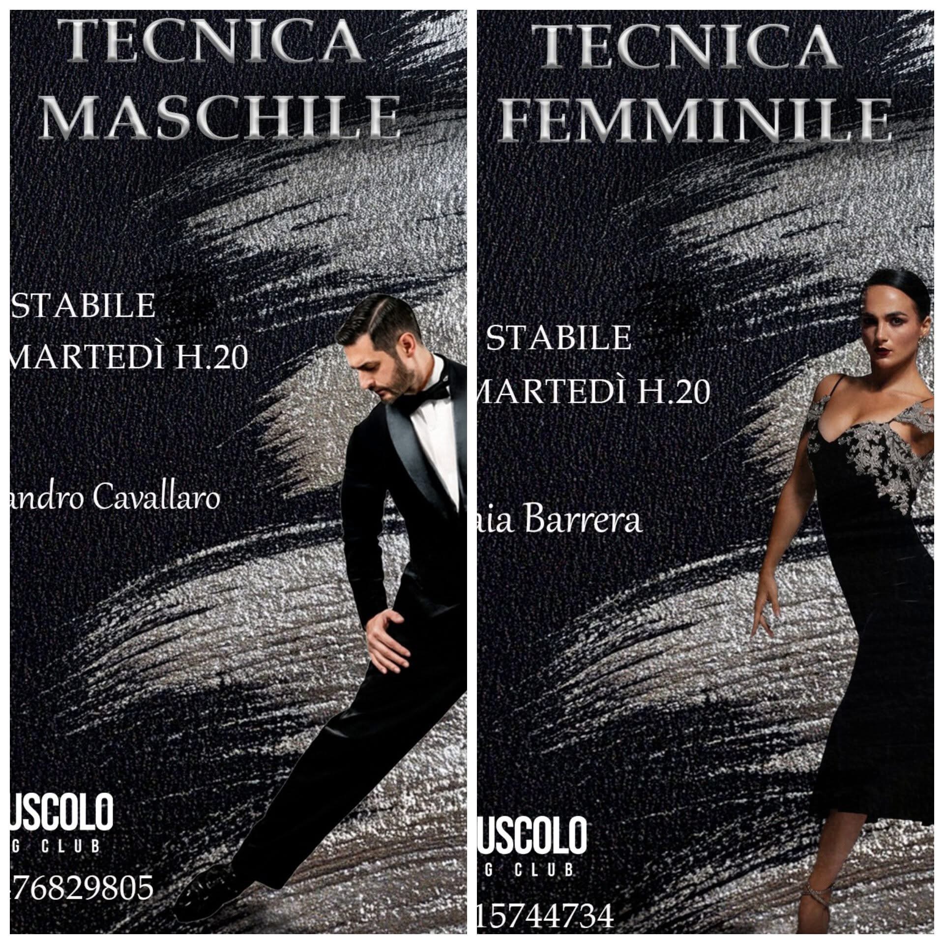 Corsi stabili di tecnica maschile e femminile a Roma con Laia e Alessandro