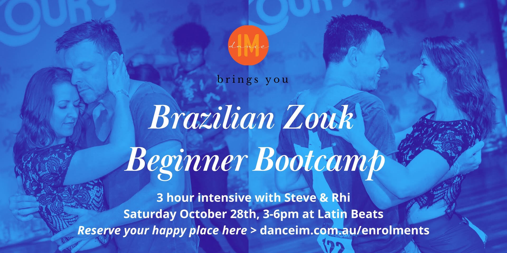 Brazilian Zouk Beginner Bootcamp - Fast track your fundamentals with DanceIM