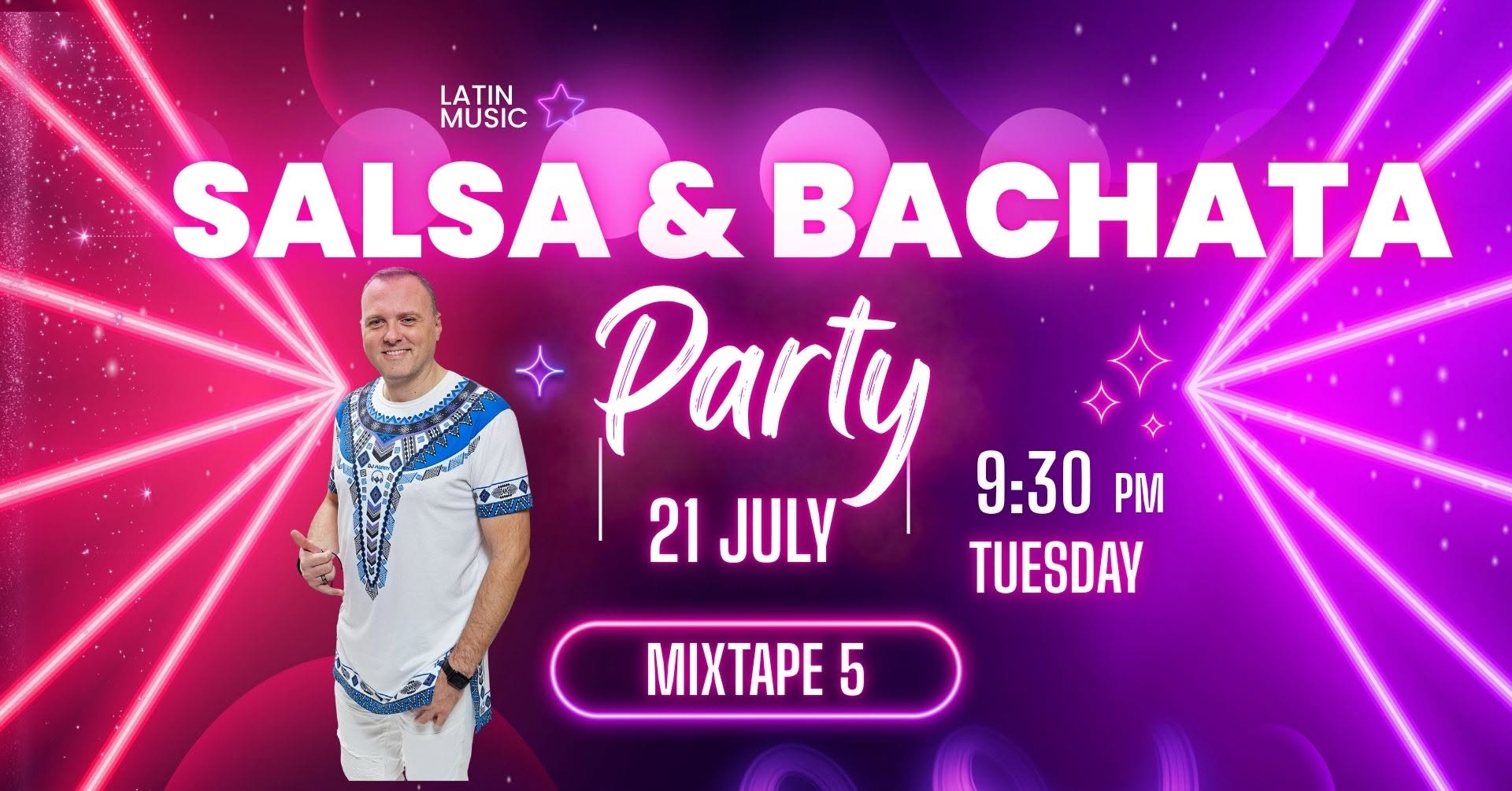 Time Out Salsa Night & DJ MURRY at *mixtape5* 21.07 21:30