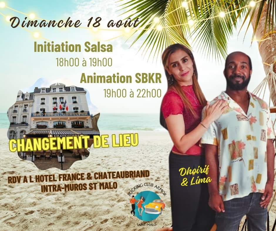 Rocking Club Armor : Initiation Salsa et Animation SBKR avec Dhoirif & Lima