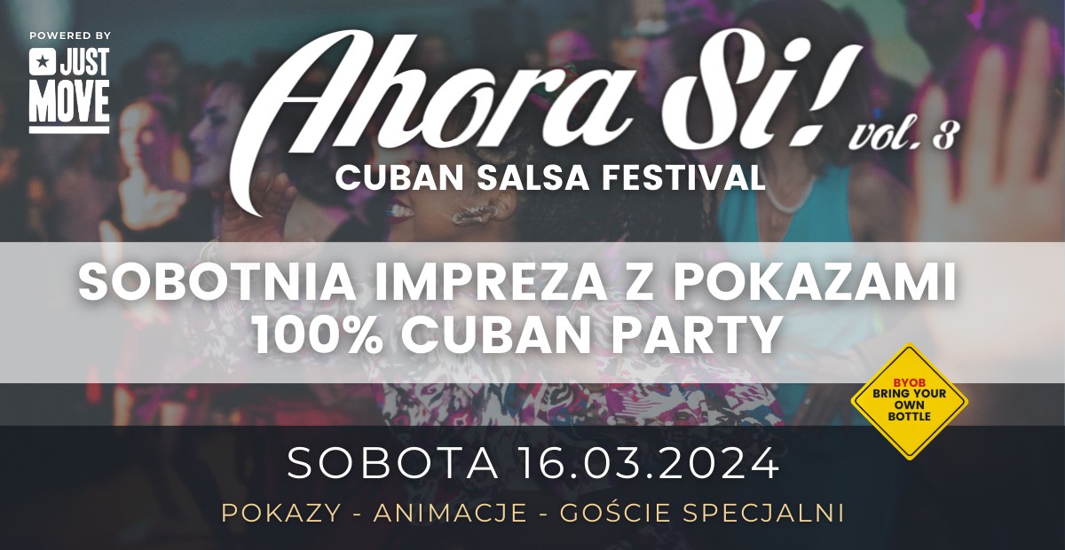 Sobotnia impreza z pokazami - 100% salsa kubańska