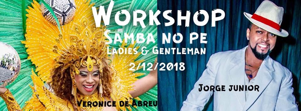 Workshop de Samba no pé avec Passista et Reine de Rio