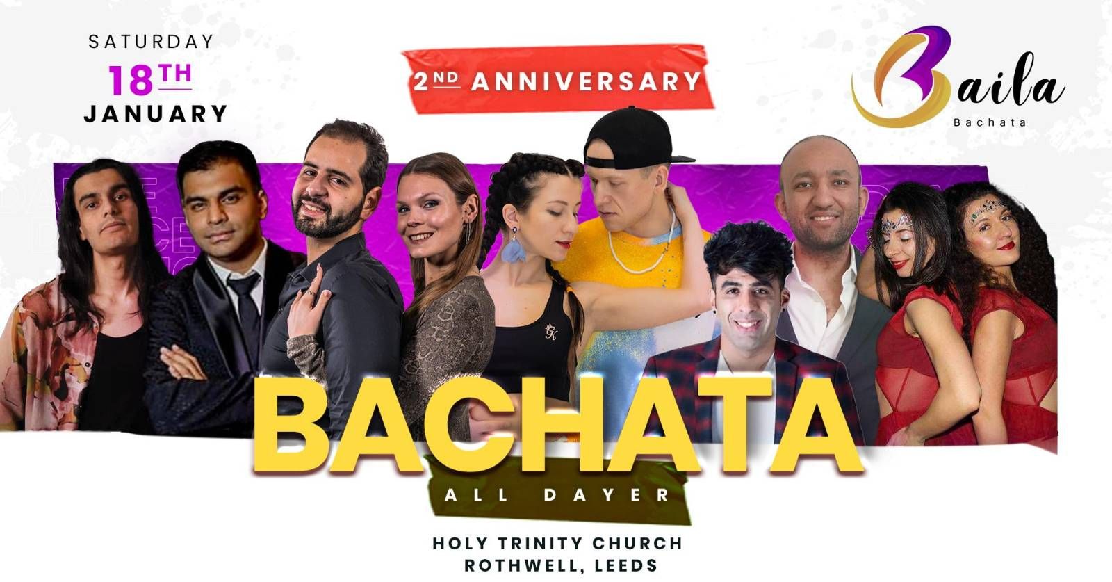 Baila Bachata All Dayer 2nd Anniversary Kornel & Catherine Habibi & Petra Ehab